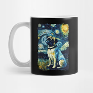 Pug Starry Night Mug